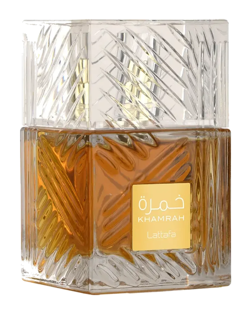 Lattafa Khamrah perfume bottle
